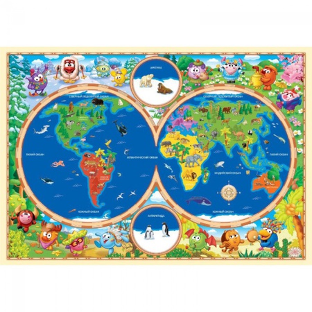 Забавная кругосветка/4 листа