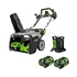 EGO 21 Inch Single-Stage Snow Blower Kit 2 x 6Ah Batteries + Dual Port Charger