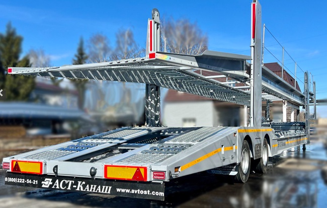 Автовоз полуприцеп