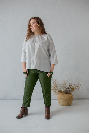 Блуза лапка удлинённая