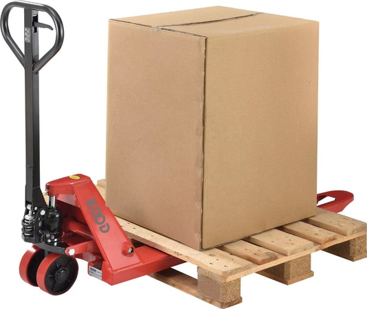 Новая 2-тонная ручная тележка для поддонов, сверхпрочная 2000-килограммовая полноприводная внедорожная тележка для поддонов, подходящая для складских операций