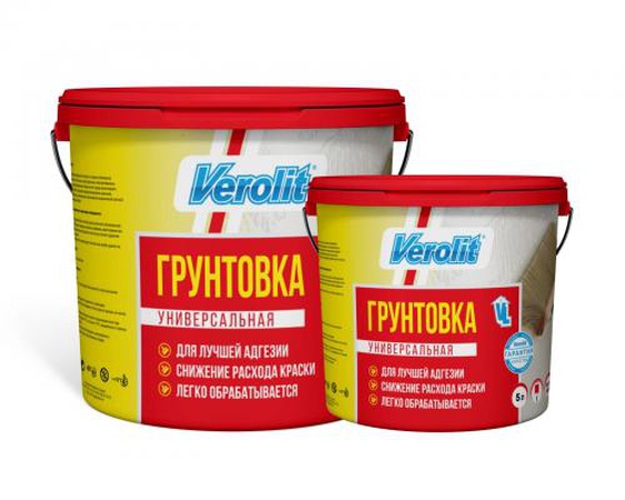 Грунтовка Verolit, Универсальная. (Праймер) - 3 литра, 5 литров и 10 литров.