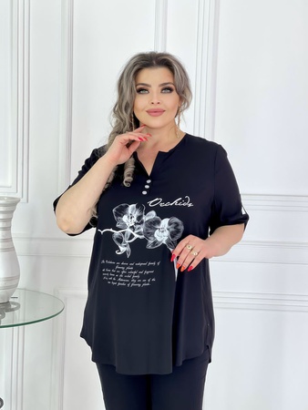 Туника „ Орхидея" блузки больших размеров