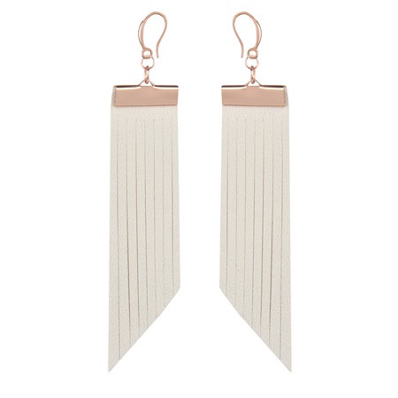 W-104-K  Кожаная серьга