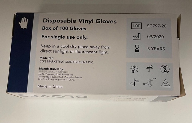 Vinyl Gloves Medium Size