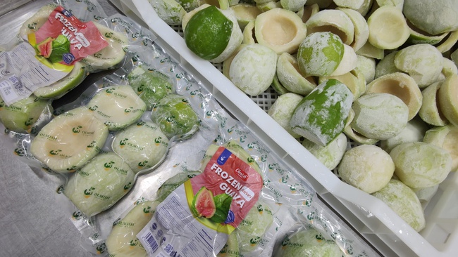 Замороженная Гуава. Экзотические фрукты с заводов OLMISH