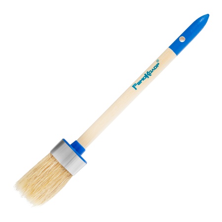 Кисть круглая РемоКолор № 2 (20 мм) натуральная щетина, нитяной бандаж, деревянная рукоятка