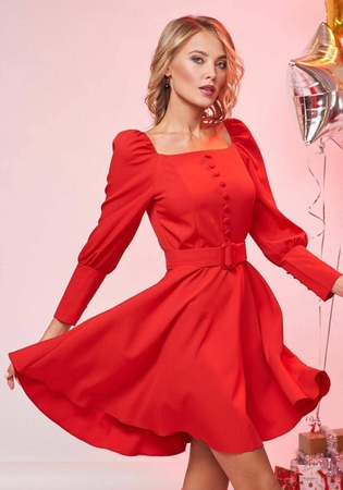 Платье однотон 0019