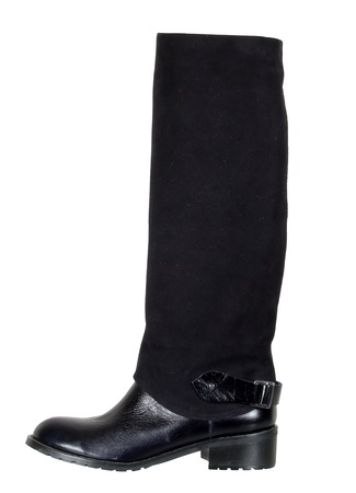 Женские сапоги, натуральная кожа-замша <G917>