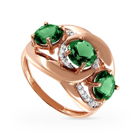 Наборы украшений из красного, желтого и белого золота 585 пробы