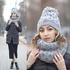 Kadın seti Şapka + Snood