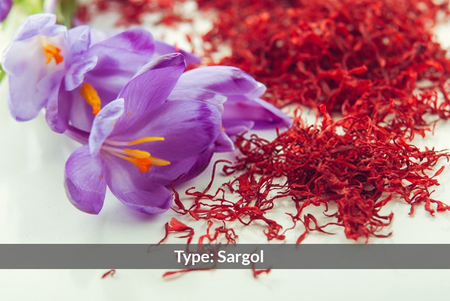 Saffron, Type: Sargol