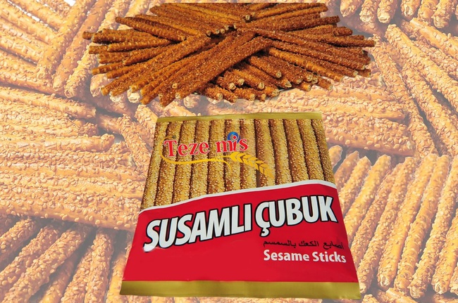 sesame and salty stick, wafer