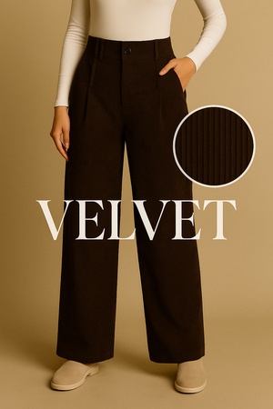 Брюки из вельвета
