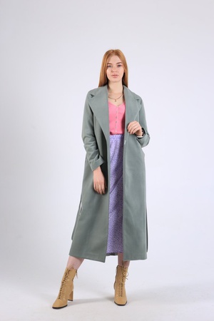 Женское пальто-халат #18