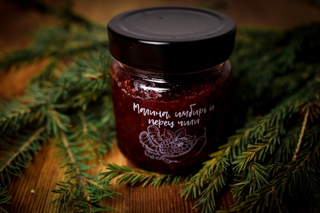 Джем - малина, имбирь и перец чили / ДАРЫ-ЮГРЫ-ХМАО / 200 гр