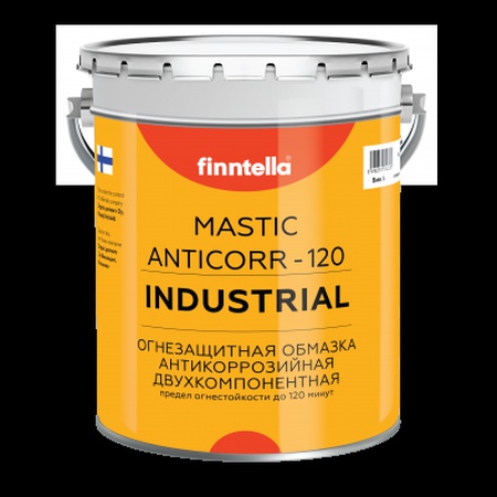 Конструктивный двухкомпонентный огнезащитный и антикоррозионный состав-обмазка на эпоксидной основе.
