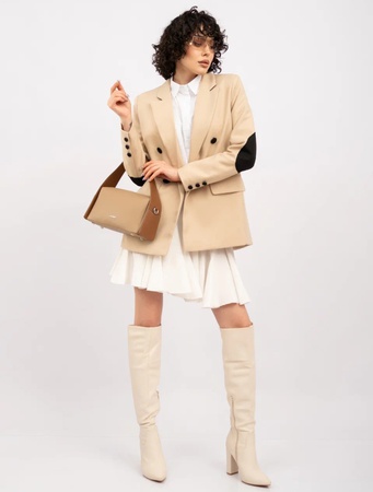 Пиджак оверсайз приталенный с поясом