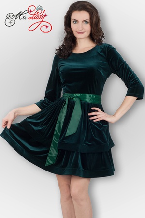 1287 нарядное платье из бархата размеры 44-50