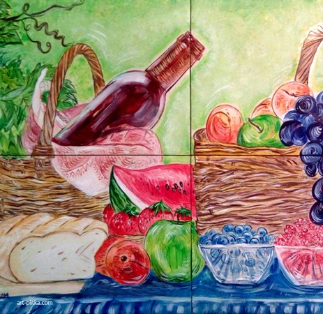 Плитка панно керамика. decor, ceramics, ceramic tile panels, tile panels, apron tiles, bathroom tiles,