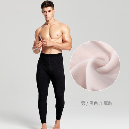 Sonbahar ve kış için polar ile yeni yün pantolon adamın çift kalın alt yün pantolon kadın yüksek bel ince sıcak pantolon