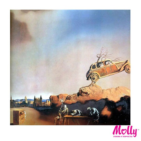 Paint by number Salvador Dali. City phenomenon