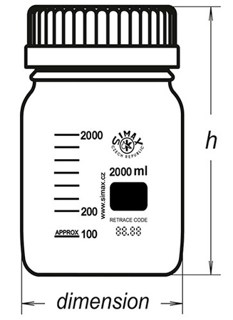 Квадратная стеклянная банка