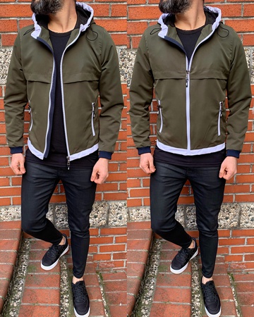 iga модные мужские сезонные пальто с капюшоном