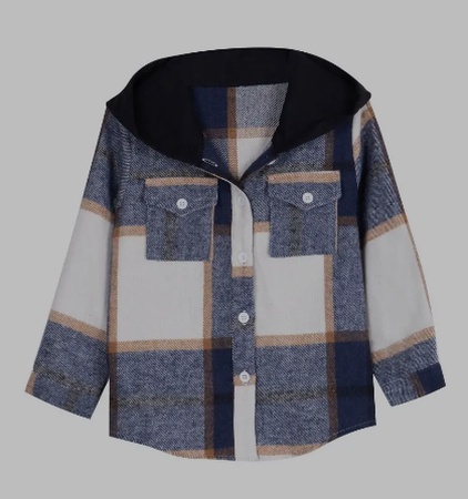 Рубашки детские, крупная клетка, фланель, опт