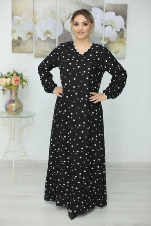 Платье трапеция  "зигзаг"