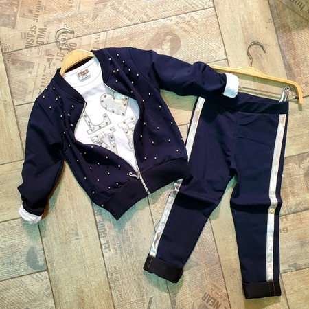 Love boncuklu hırkalı Takım