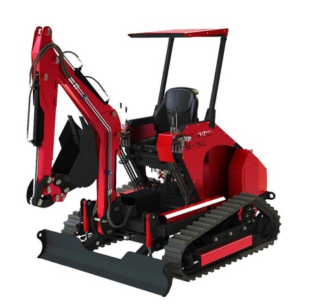 Гусеничный мини-экскаватор