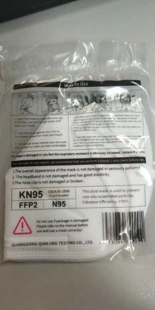 Solunum maskesi KN95