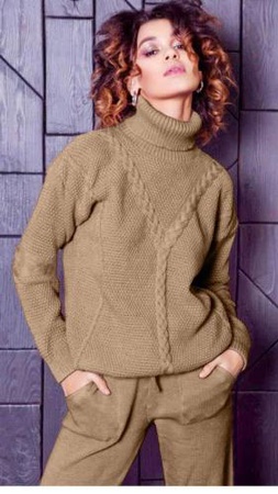 Вязанные костюмы и платья