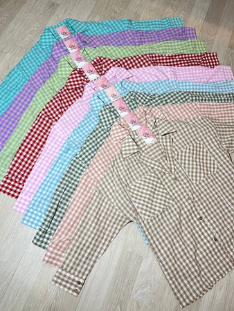 Harika gömlekler. Haşlanmış pamuk