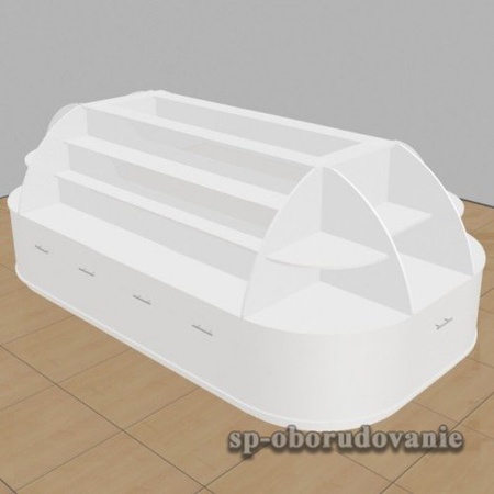 Островной стеллаж 1150Х3280Х1820