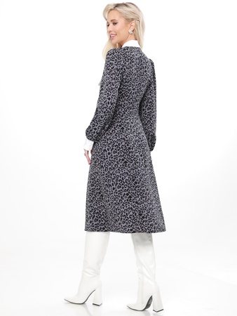 Yakalı ofis elbisesi