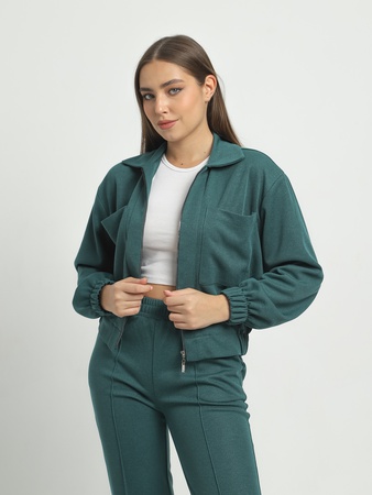 Örme fermuarlı eşofman