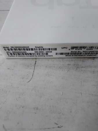 Samsung Galaxy Tab S8+ Plus SM-X800 256 GB, Wi-Fi, 12,4 Zoll – Graphit NEU RL10