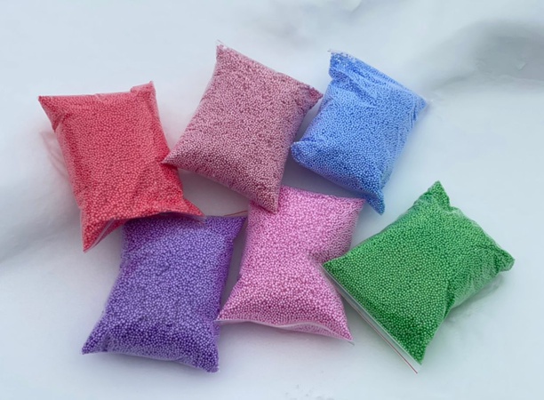 Цветные шарики для декора, слайм, творчества