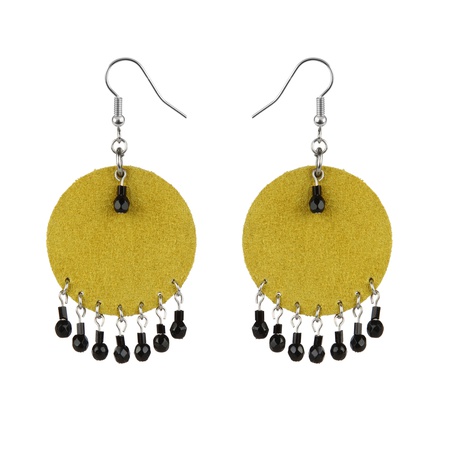 W-113SD  Кожаная серьга