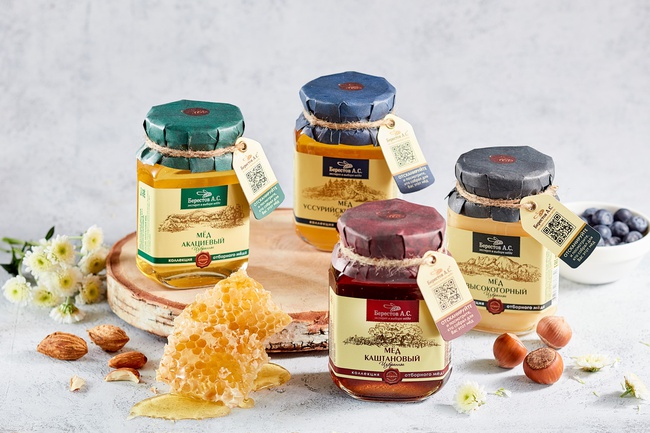 天然蜂蜜“ Berestov A.S.” ，收藏夹