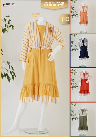 Bolerolu Kız Çocuk Elbise