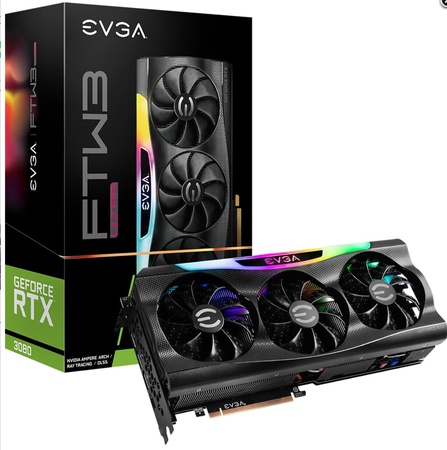 Совершенно новая видеокарта EVGA GeForce RTX 3080 FTW3 ULTRA 10GB GDDR6X