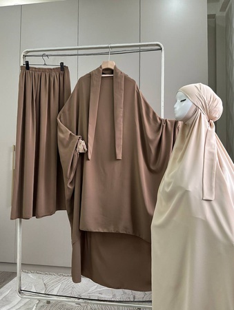 Жильбаб с юбкой для женщин