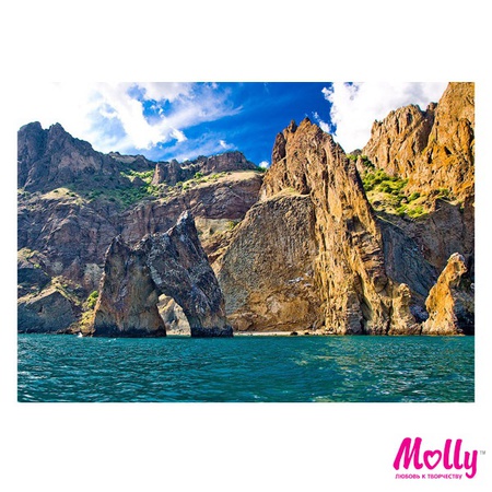 Koktebel numarasına göre boyayın. Karadağ