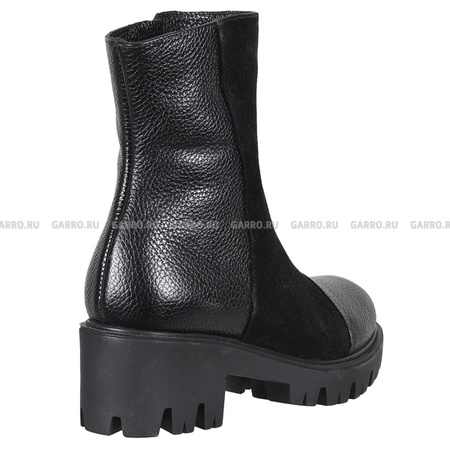 Çizme 281 siyah, hakiki deri, süet