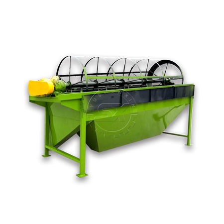 Машина для просеивания удобрений с вращающимся барабаном