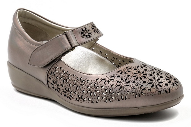 Туфли увеличенной полноты из натуральной кожи арт.8304