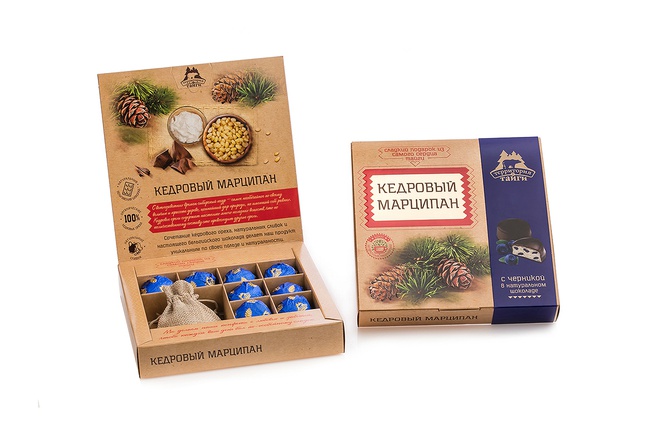 Klasik sedir badem ezmesi, kutu 120 g / * Bonus: Hediye olarak bitki çayı